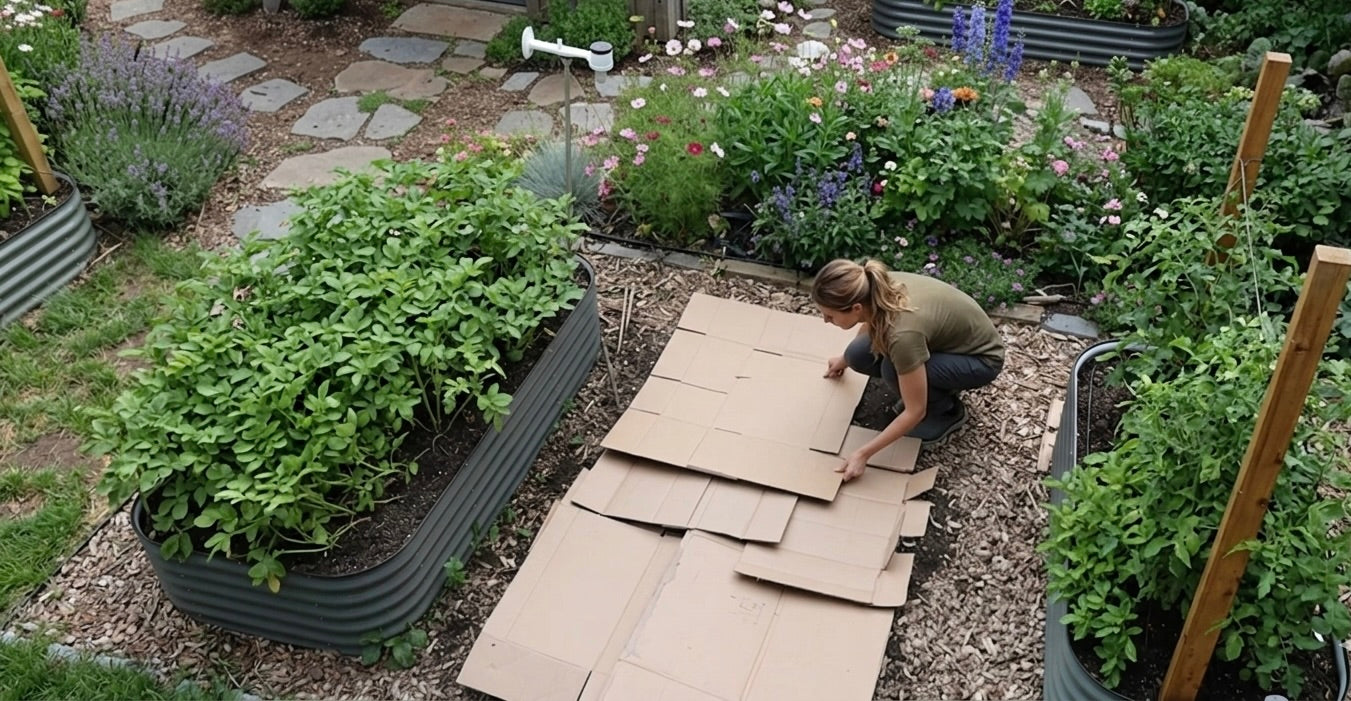 Prepare the Ground with Cardboard