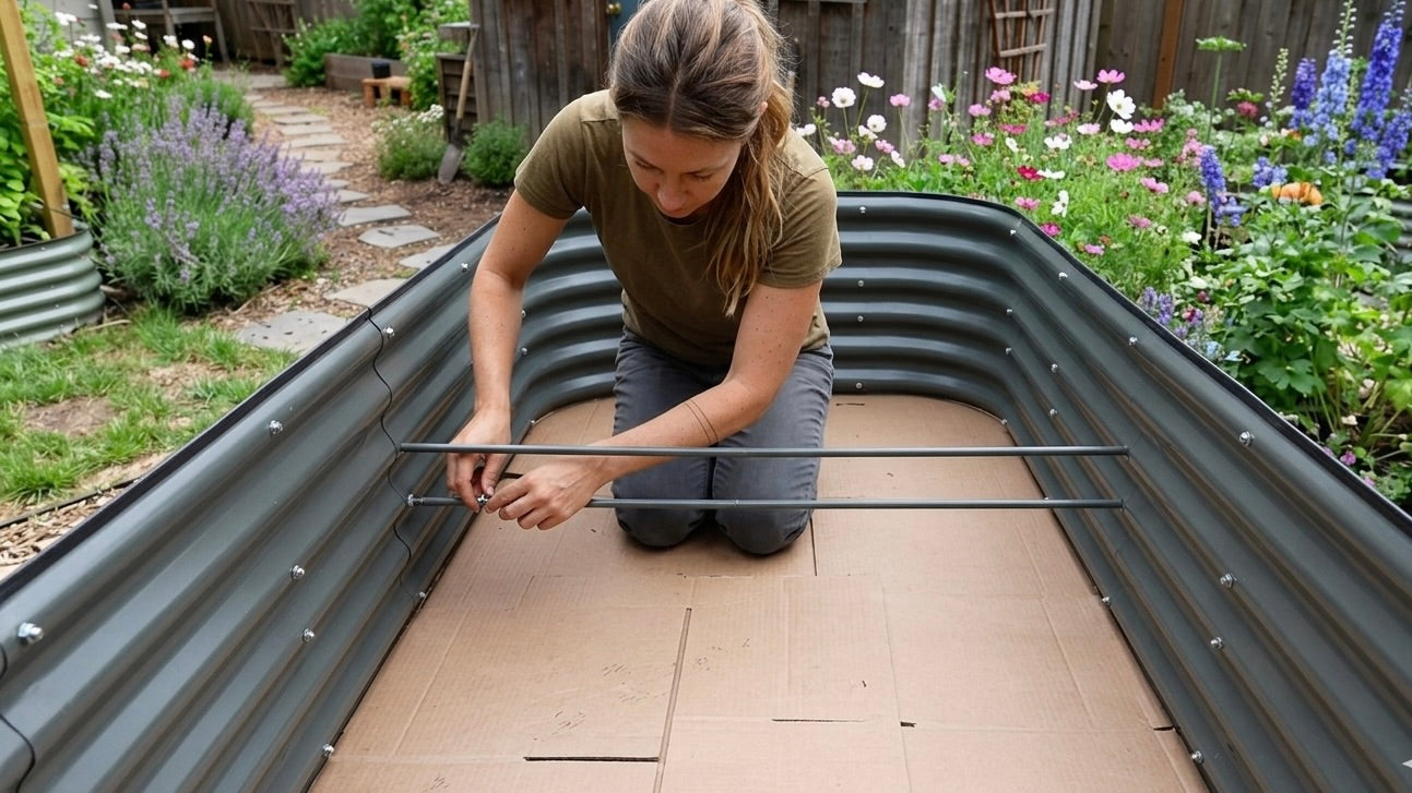Install Bracking Bars and Protective Rubber Strips